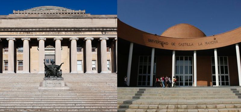 La gallina Quijote de los huevos de rodio: Universidades Españolas vs Universidades Yankees.