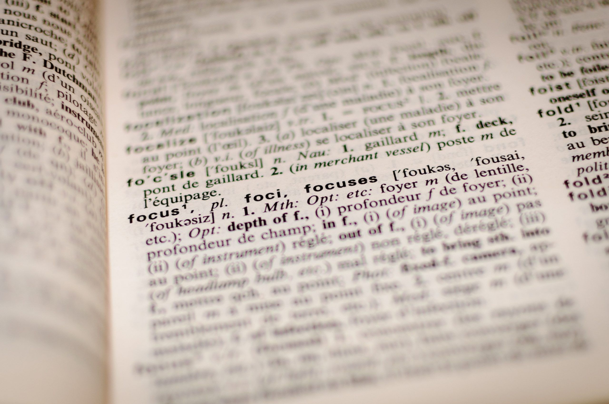 Index Dictionary (Jargon)